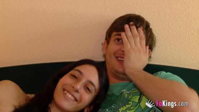 A new couple Lucy and Rober's debut in porn