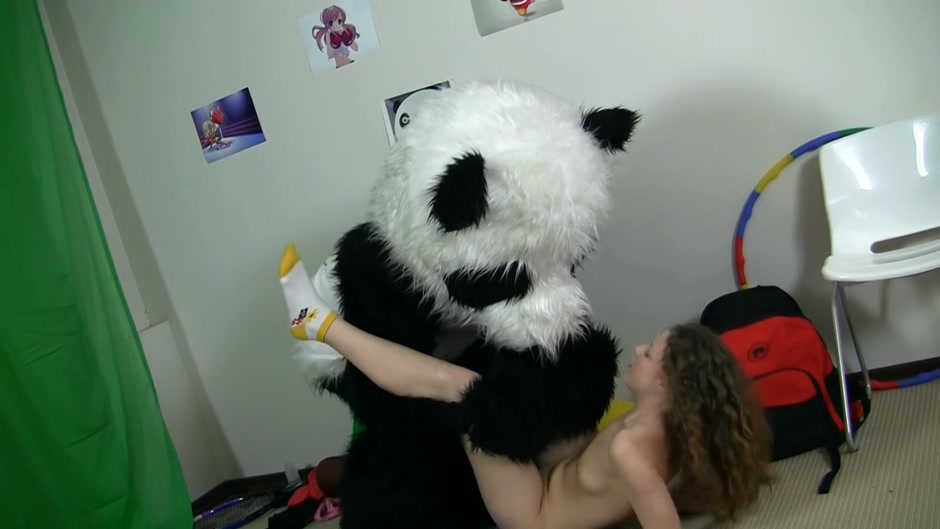 Good-looking girl has wild sex with a toy