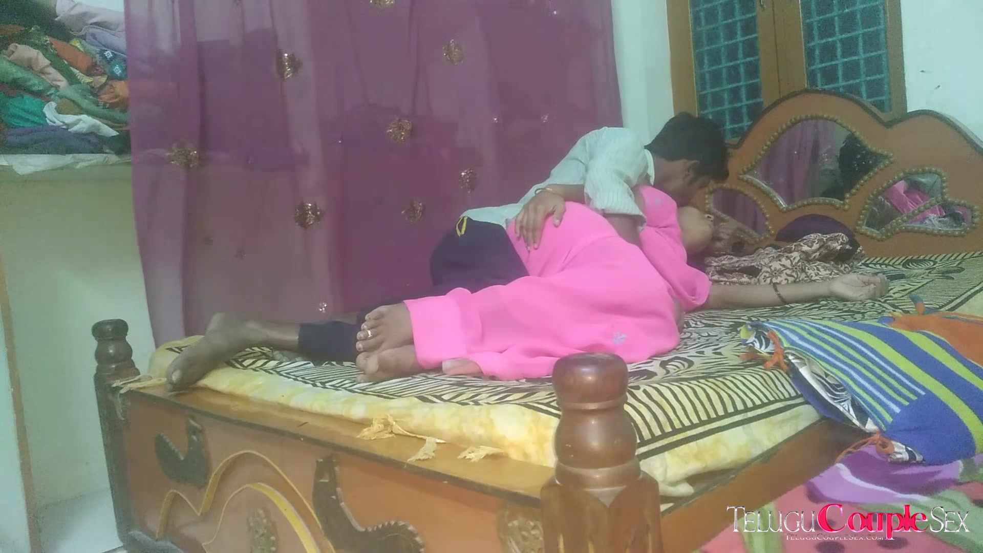 Desi Telugu Couple Celebrating Anniversary Day With Hot In Various Positions