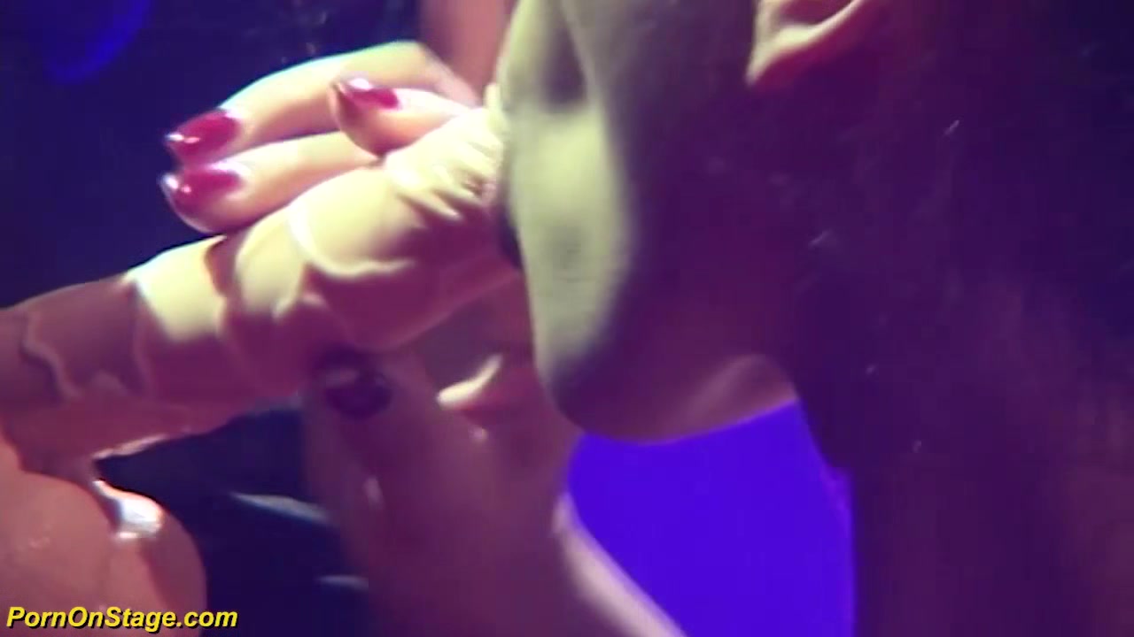 real porn show on public stage
