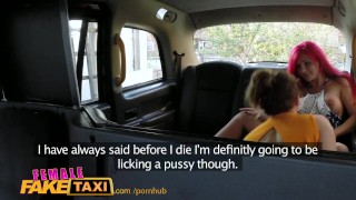 FemaleFakeTaxi Redhead Fingerfucked by Cabbie
