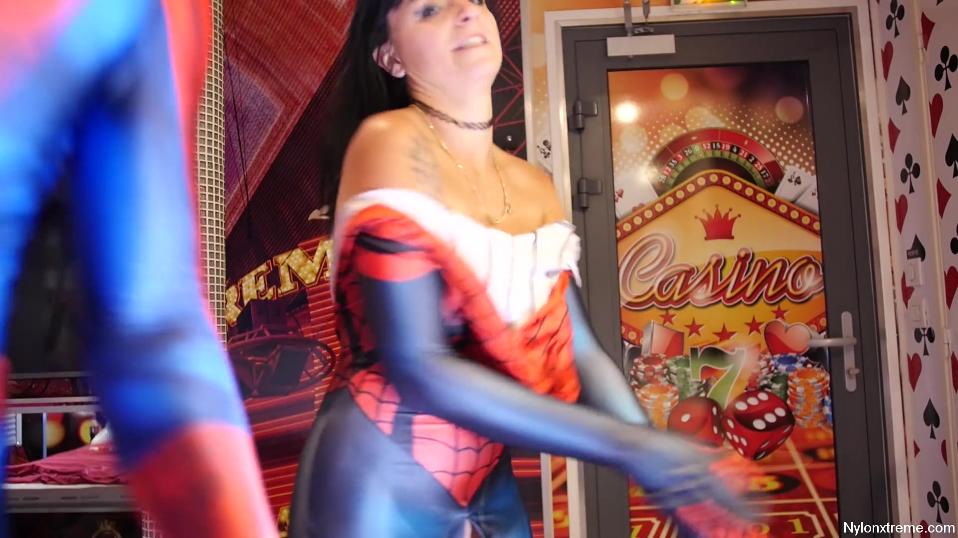 106 Outake Bonus Of Natacha Guapa In Spider - Sex Movies Featuring Sexy Tights