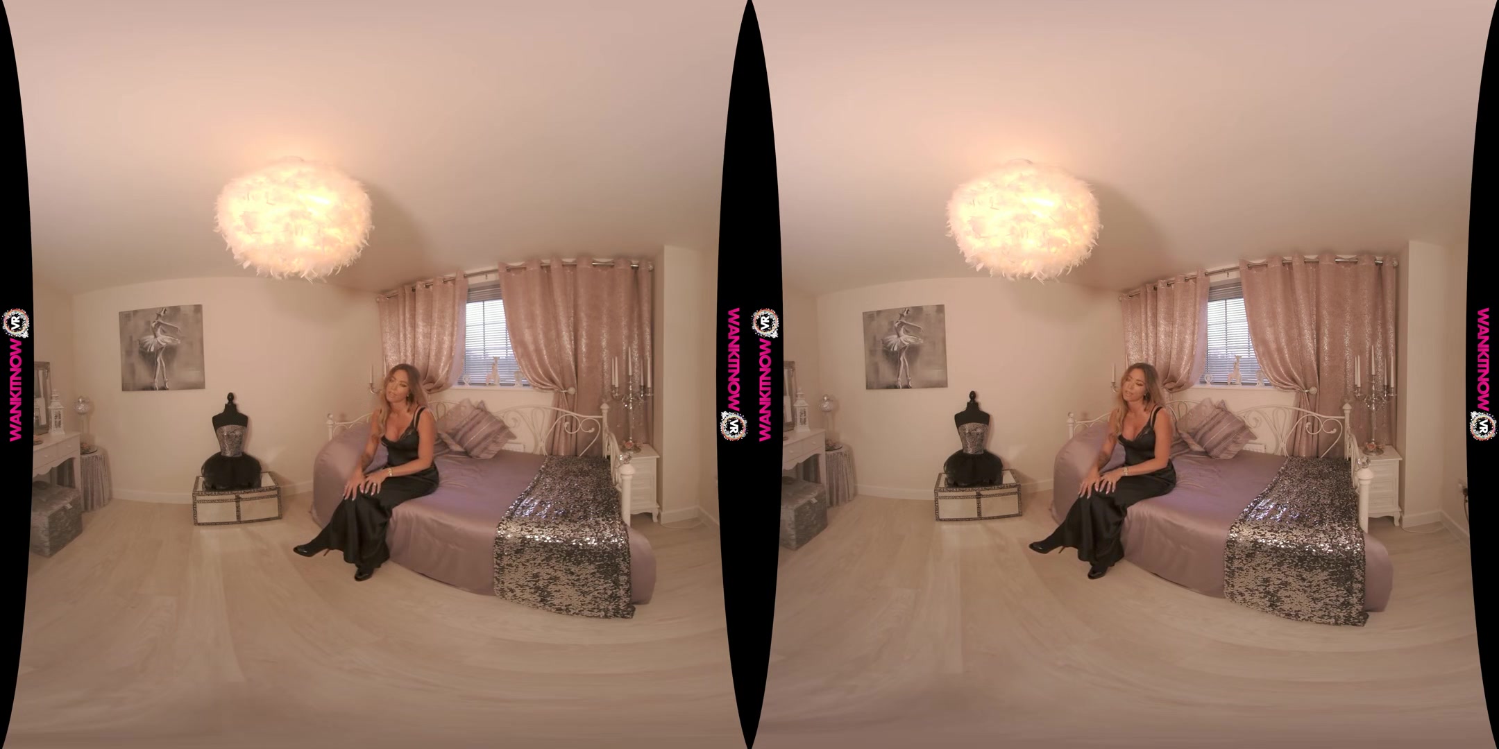 Evening Of Fun - Beautiful Virtual Girlfriend Strips out of her Little Black Dress