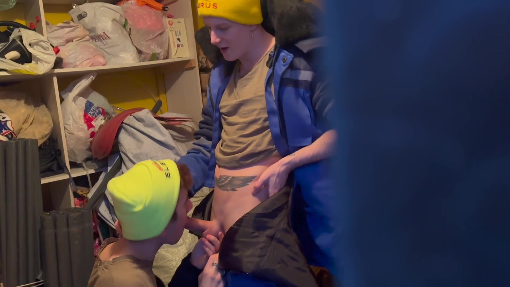 Stepdad Caught Stepson And Buddy Fucking In Barn - 454