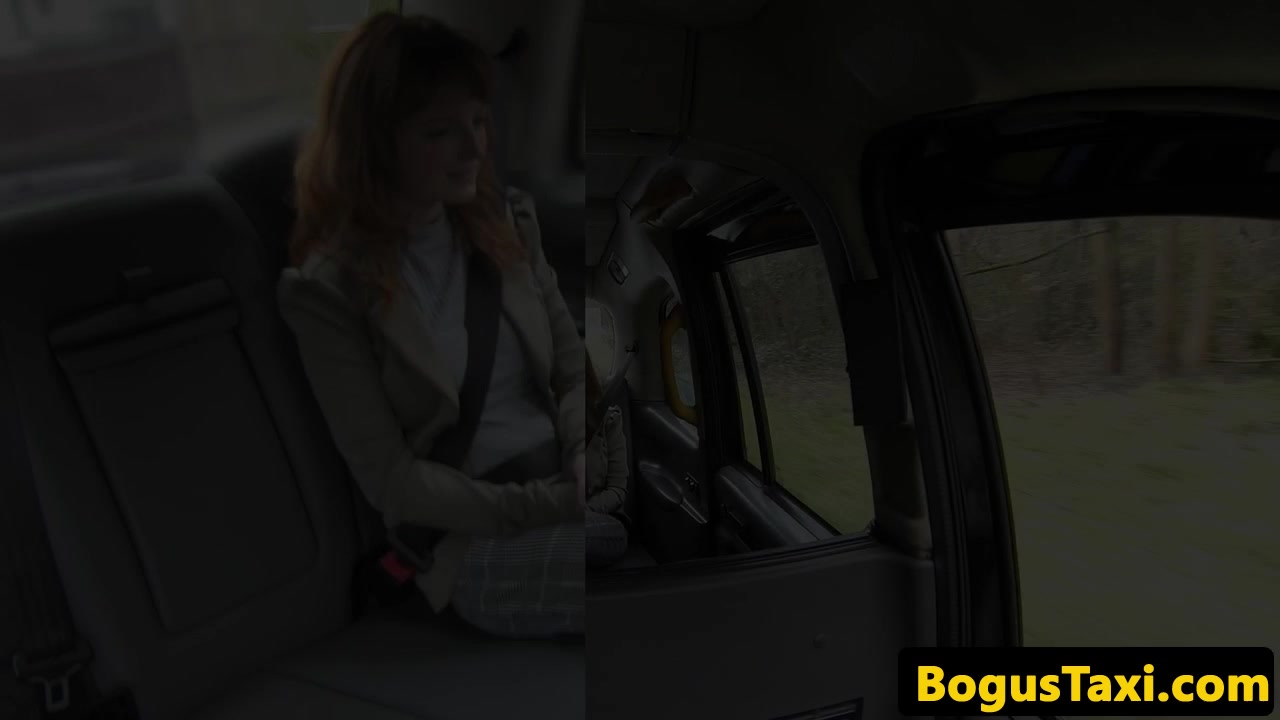 ginger taxi british jizzed in mouth by cabbie