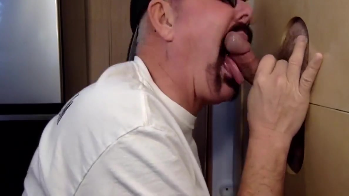Gloryhole Bj Dilf Takes Fresh Load In His Greedy Mouth