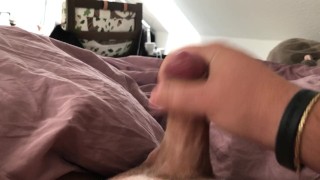 Jerking off in the morning
