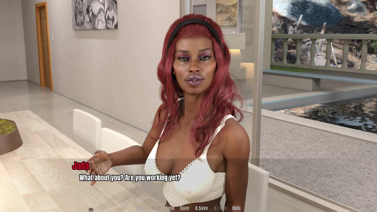 Grandmas House Black Ebony Goddess Doing Footjob Under The Table Ep 59