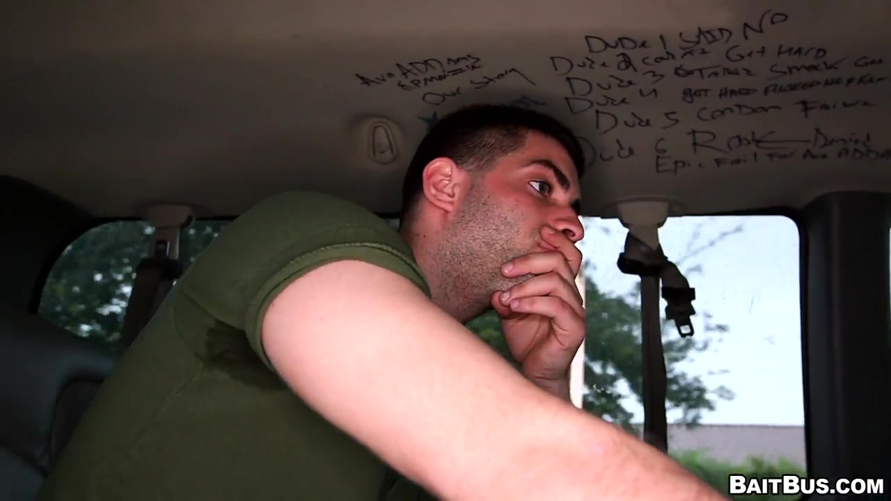 Dude With Dick Piercing gets Ass On The BaitBus - BaitBus