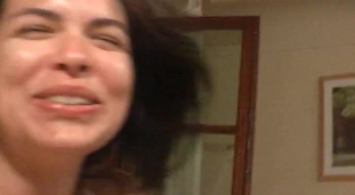 Zuzinka is having fun with the commercials of sex ads
