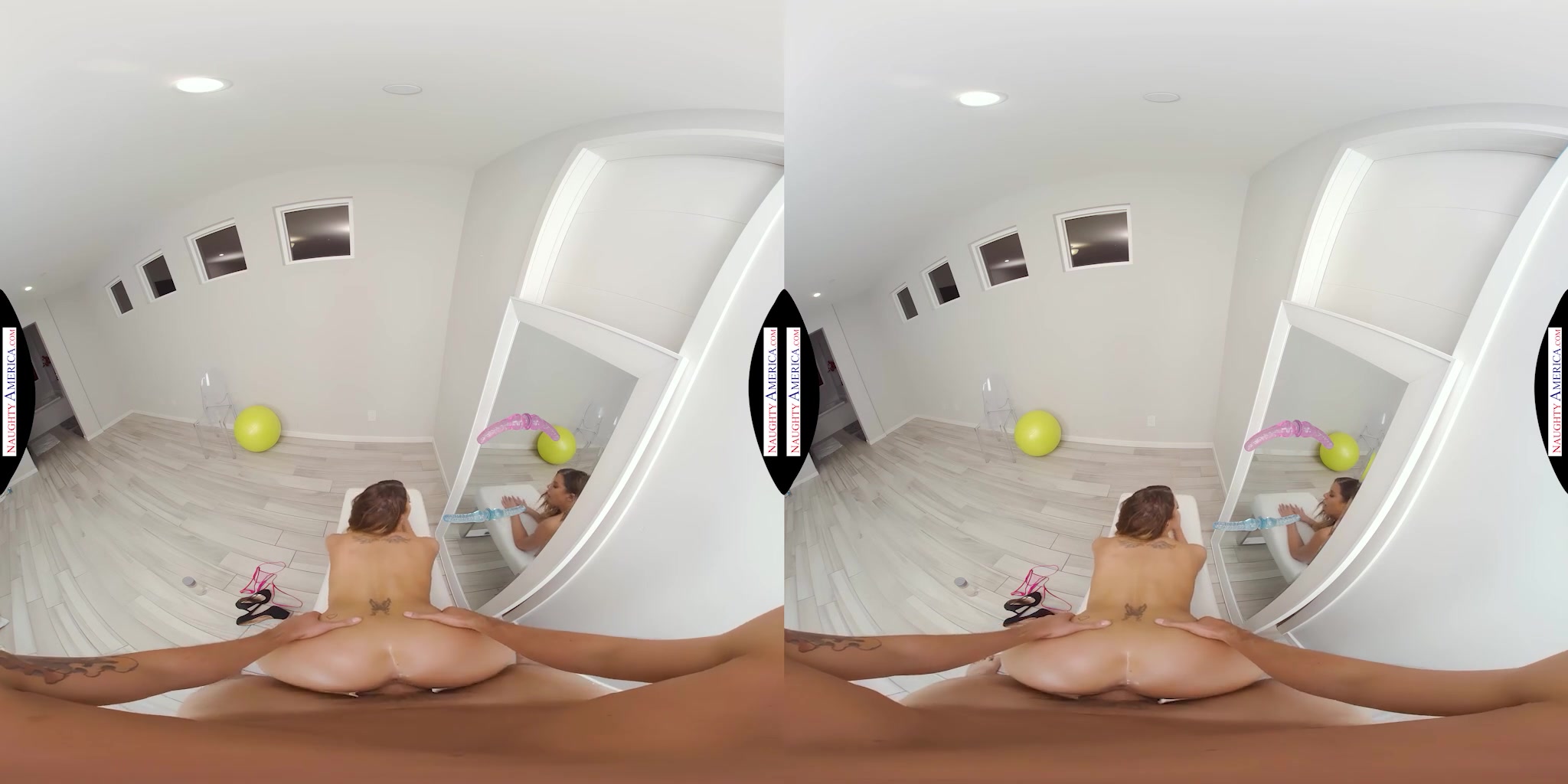 The beautiful Brooklyn Chase gives you one naughty show then fucks your brains out in VR