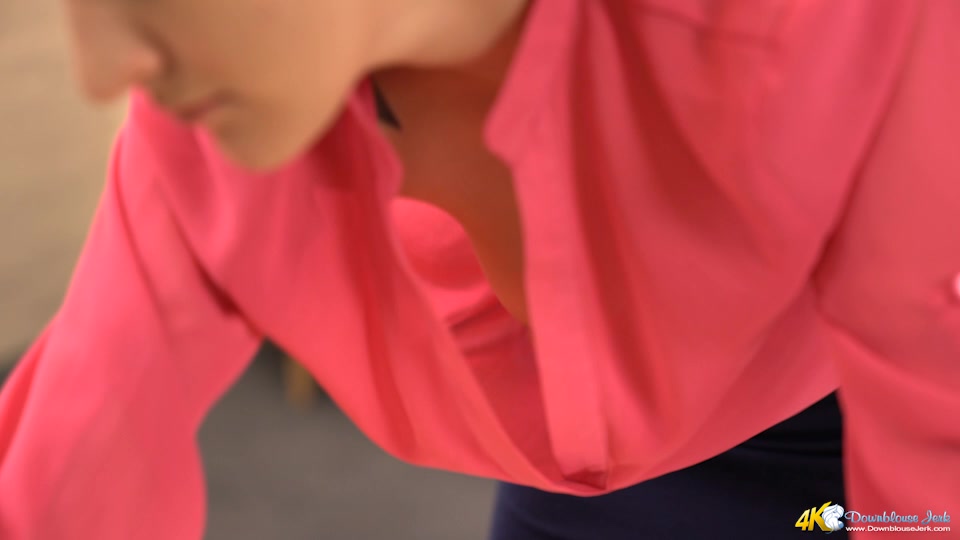 Gracie in Downblouse - DownblouseJerk