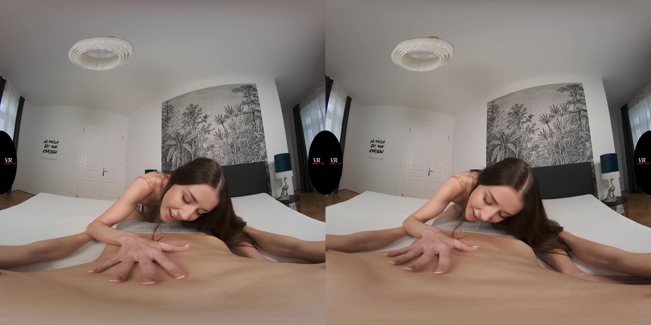In Bed with A Topmodel; Virtual Reality Oral Sex with Edging