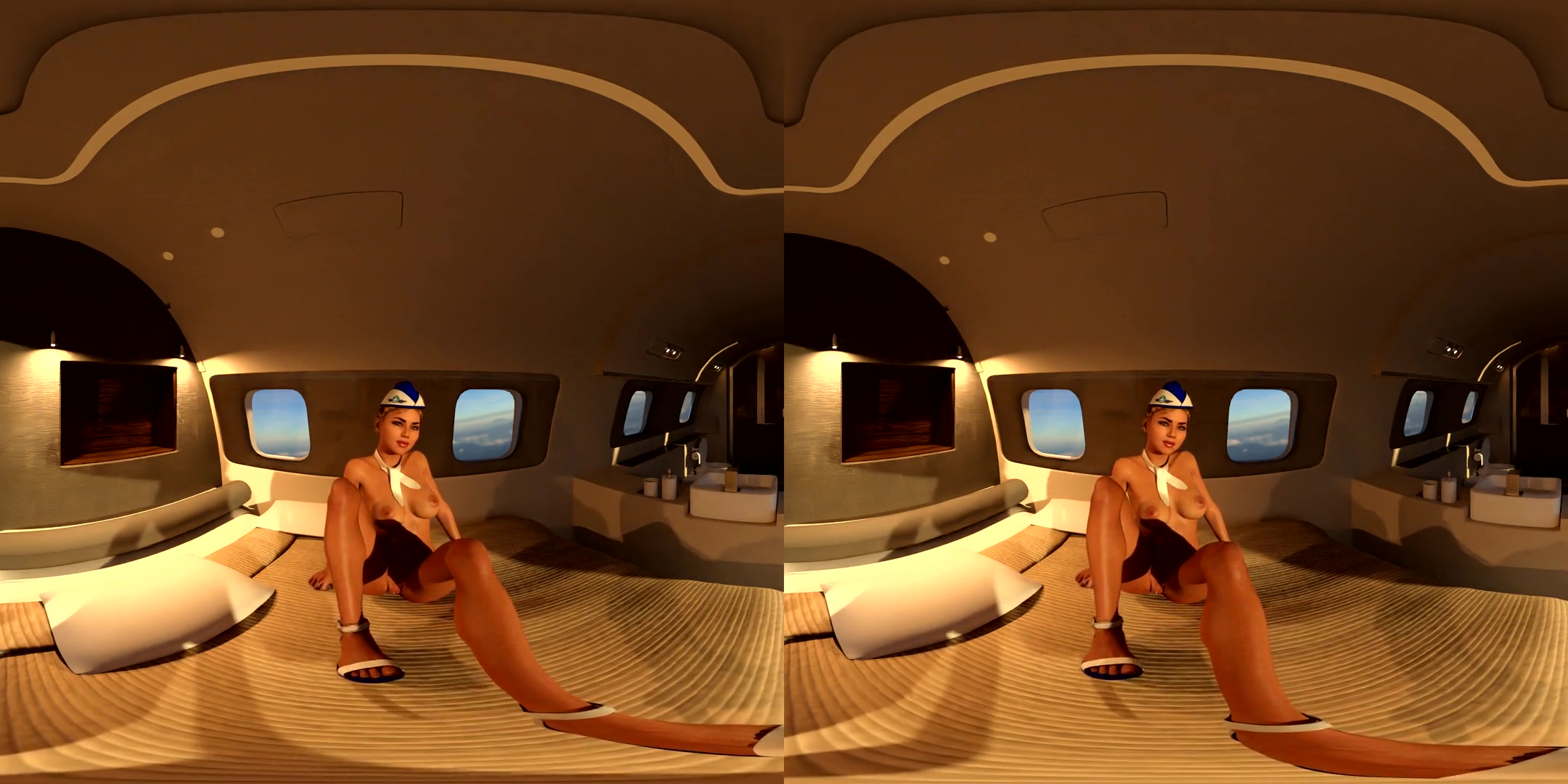 Private Jet Me - CGI Babe Hardcore - SkinRays - SexLikeReal