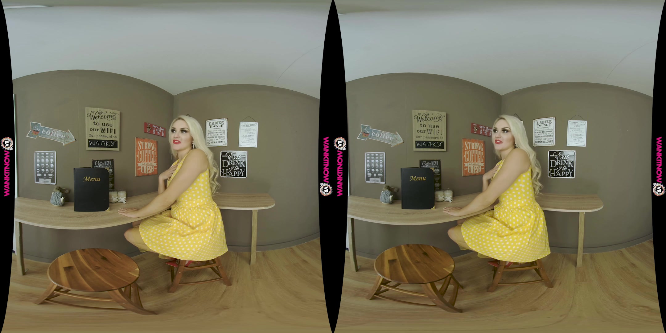 Cum For Coffee featuring Ashley Jay - WankitNowVR