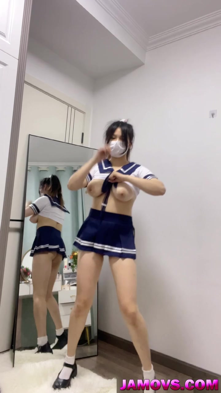 Amateur Asian Girl With Big Boobs Dancing