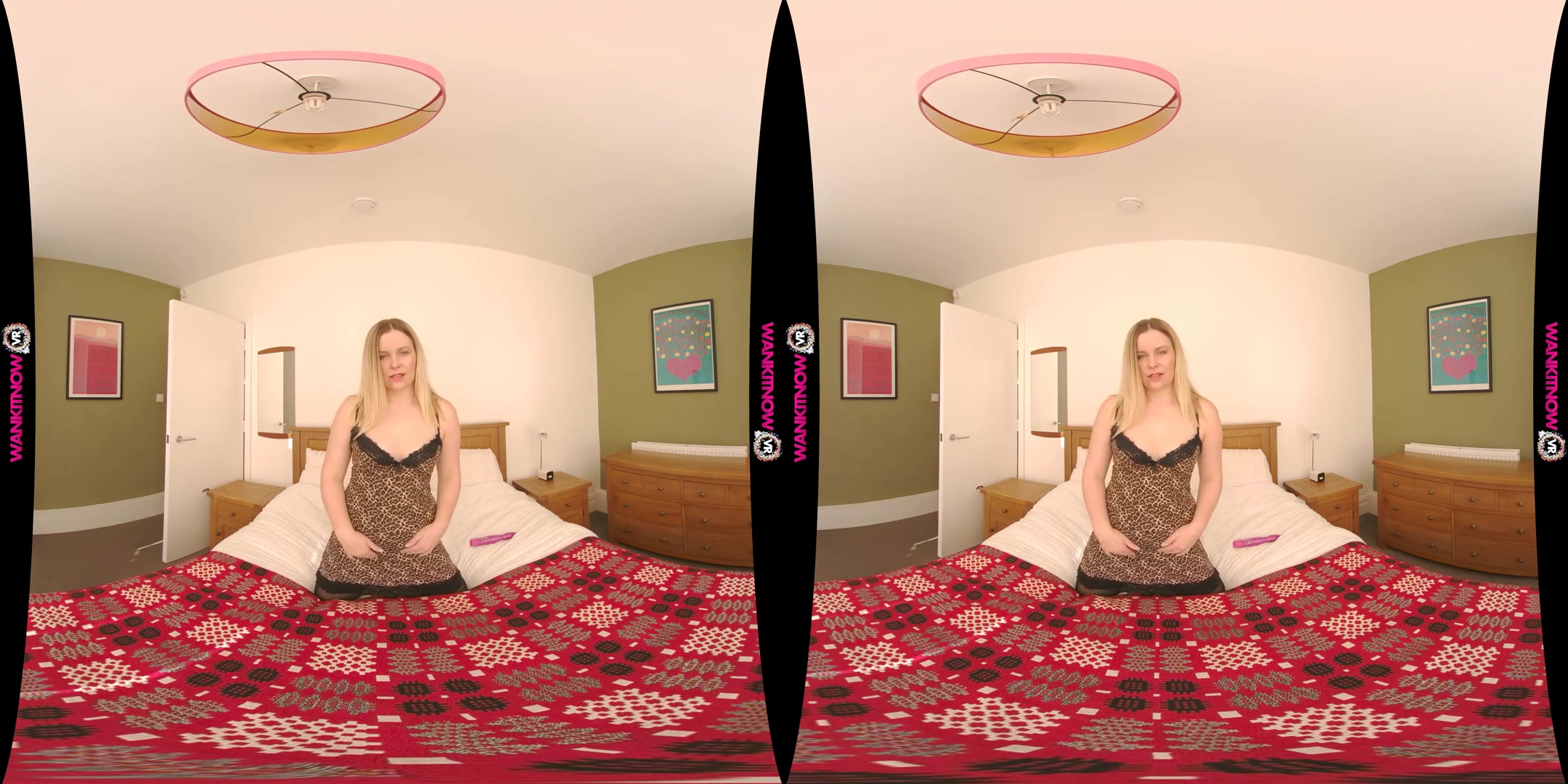 Watch Me Play - Horny Blonde Solo Stripping in Stockings