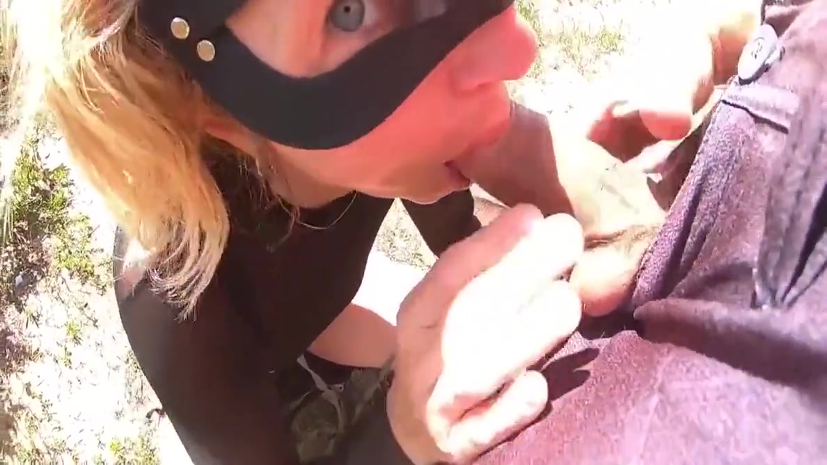 Blowjob And Fuck Outdoor With A Trasparent Shirt... And He Cum On It