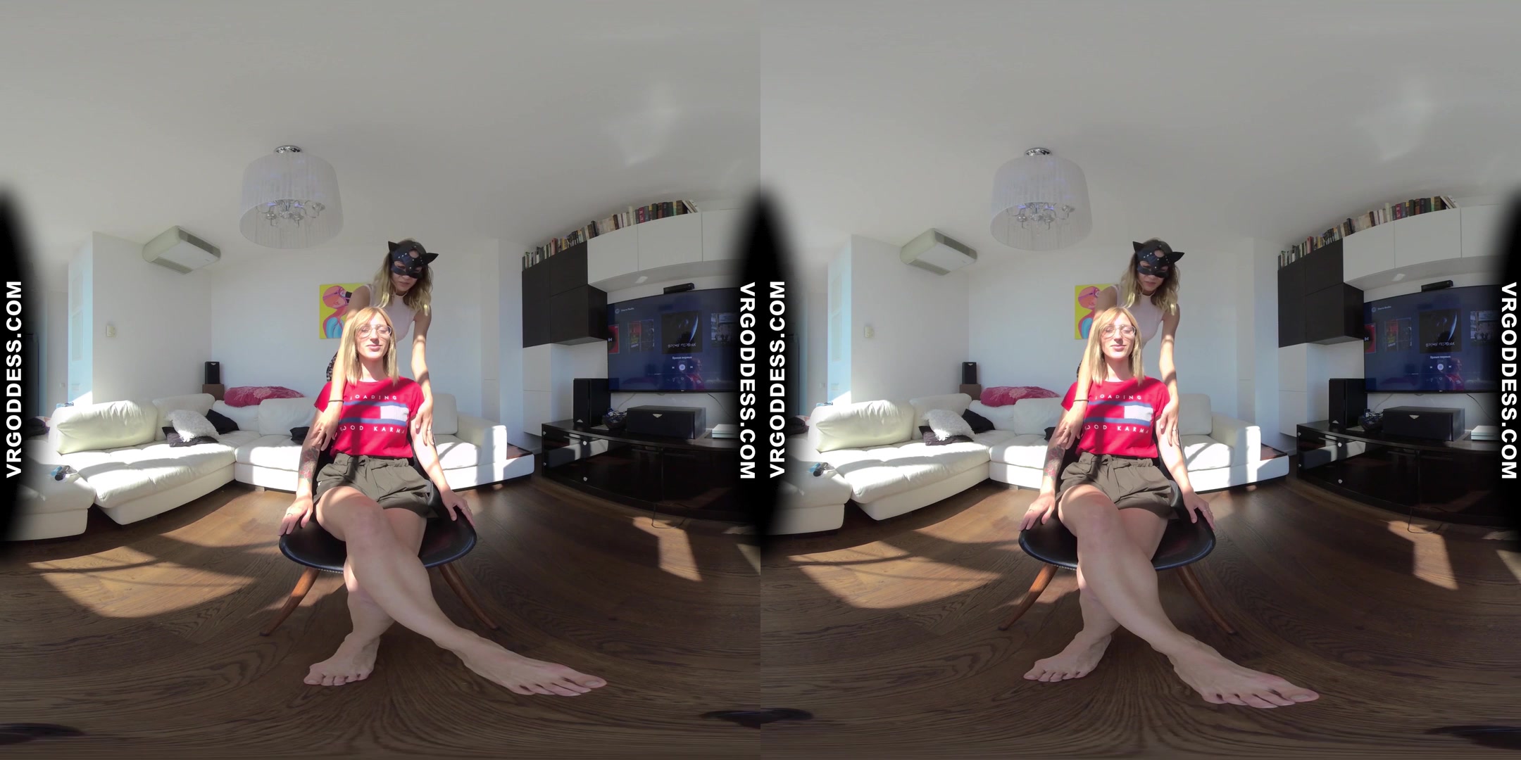 Miss Pussycat Striptease Lapdance With Sexy Aleks Dildoing To Real Female Orgasm