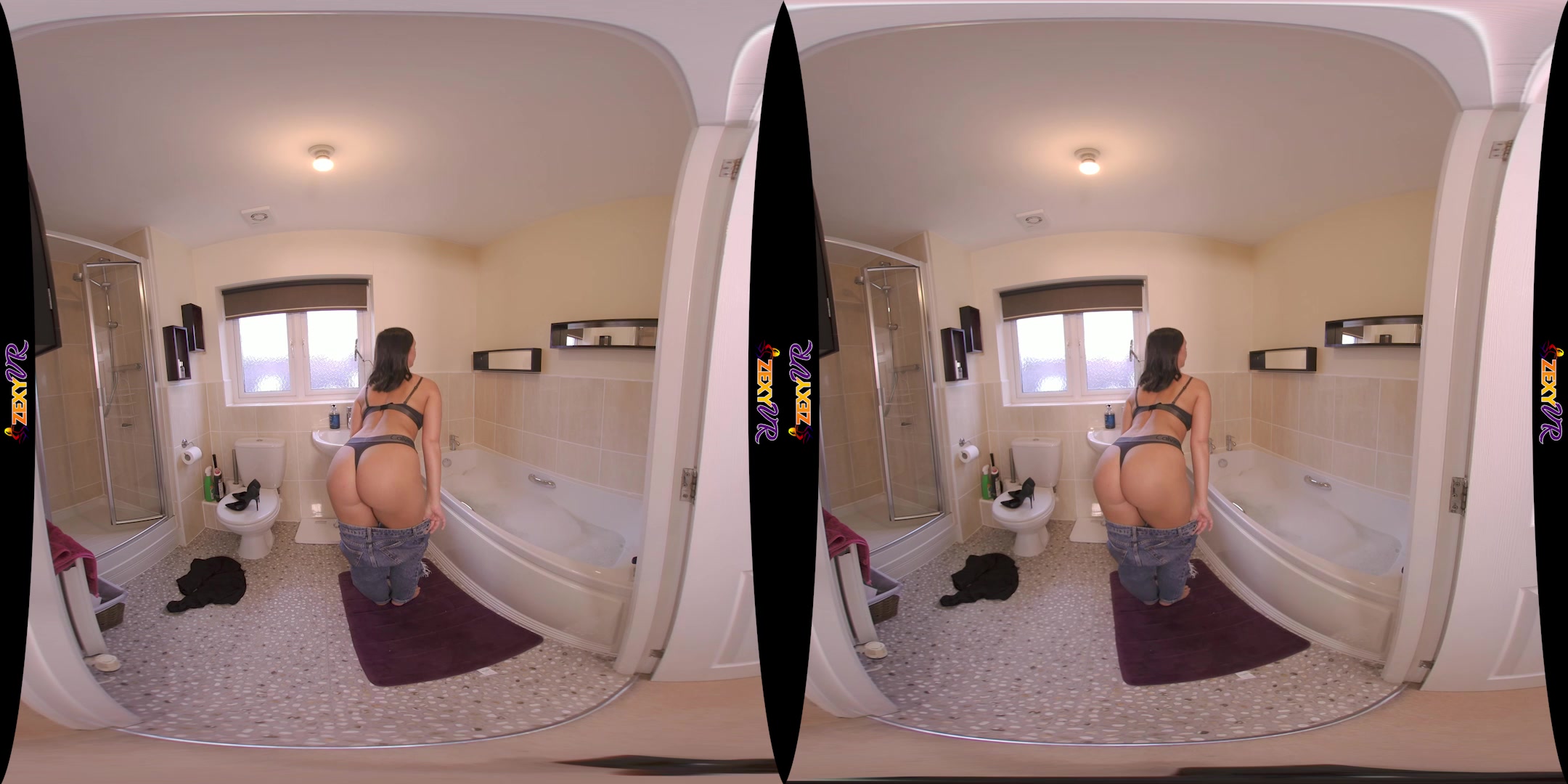 Strip & Soak featuring Mia J - ZexyVR