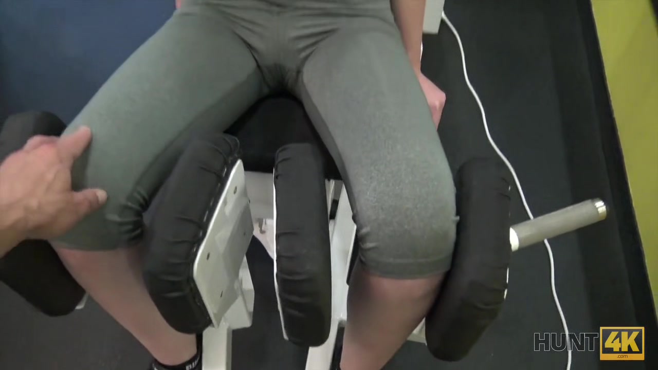 HUNT4K. Naive gym bunny has sex with rich male instead of training
