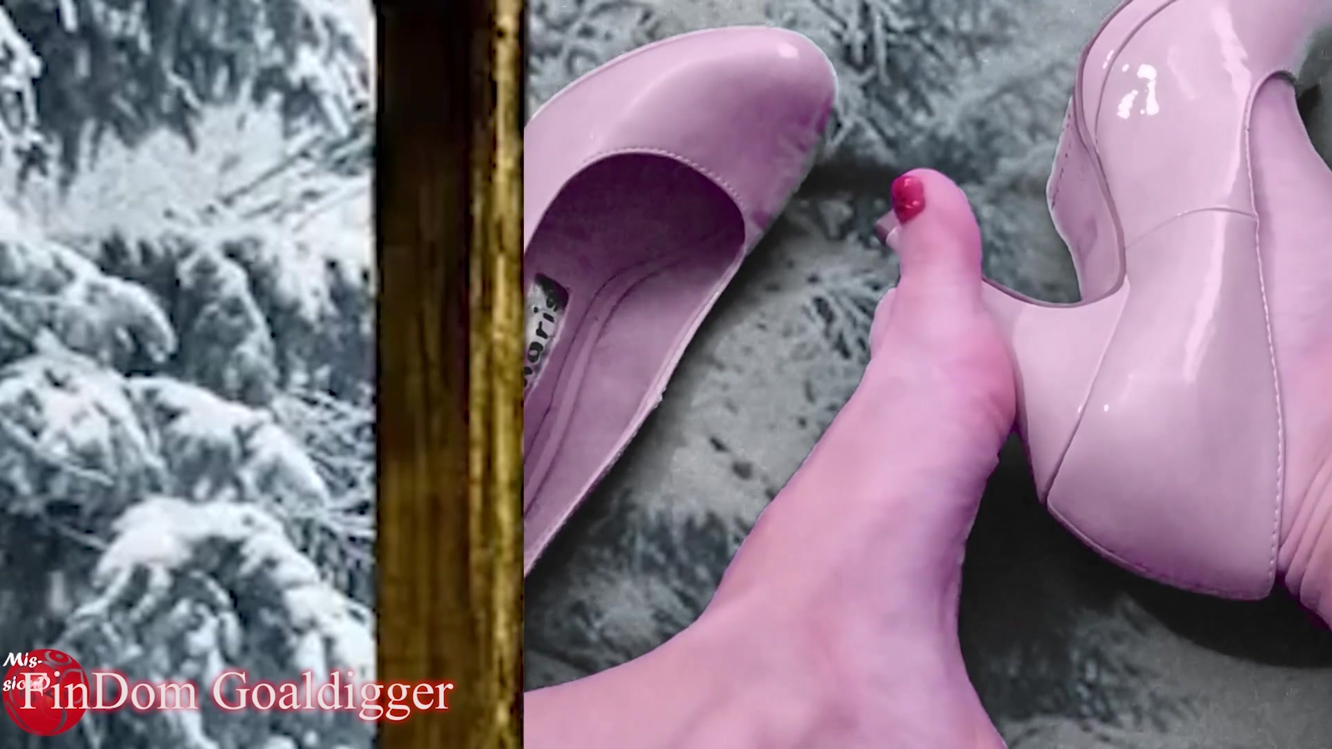 Red Pedicure Ruined Orgasm - Sex Movies Featuring Findom Goaldigger