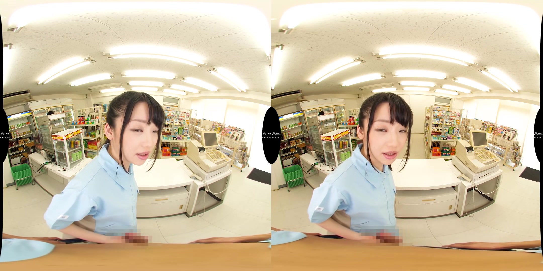 The Convenience Store Clerk is a Slut - Cute JAV Idol POV VR Creampie