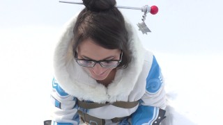 Public Overwatch Mei Blowjob in Snow