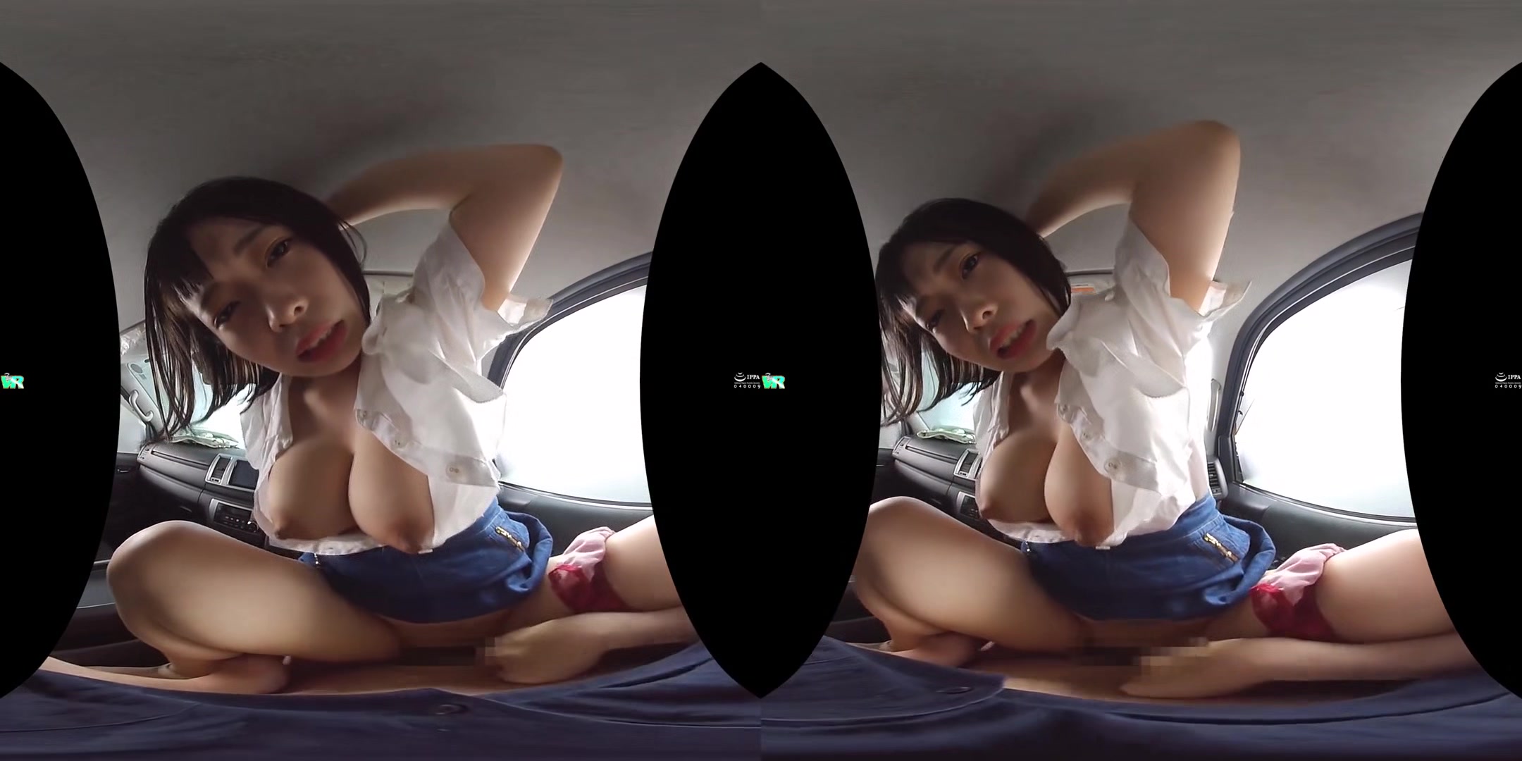 Amu Ohara - Sweaty And Messy Car Sex With My Busty Girlfriend After Vacation