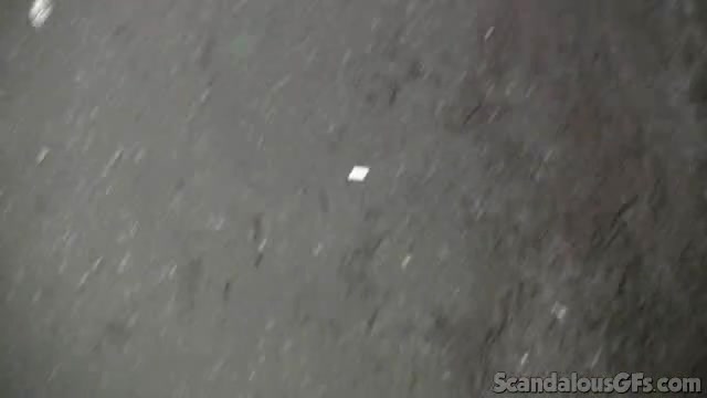 Sexy Horny Babe Sucks BF's Cock Outdoors