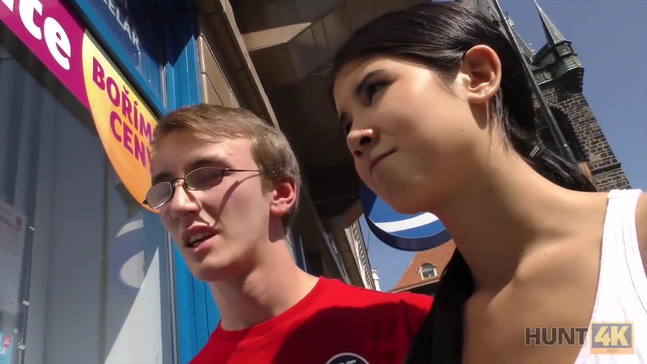 HUNT4K. Slutty girl will do everything for money paid by stranger