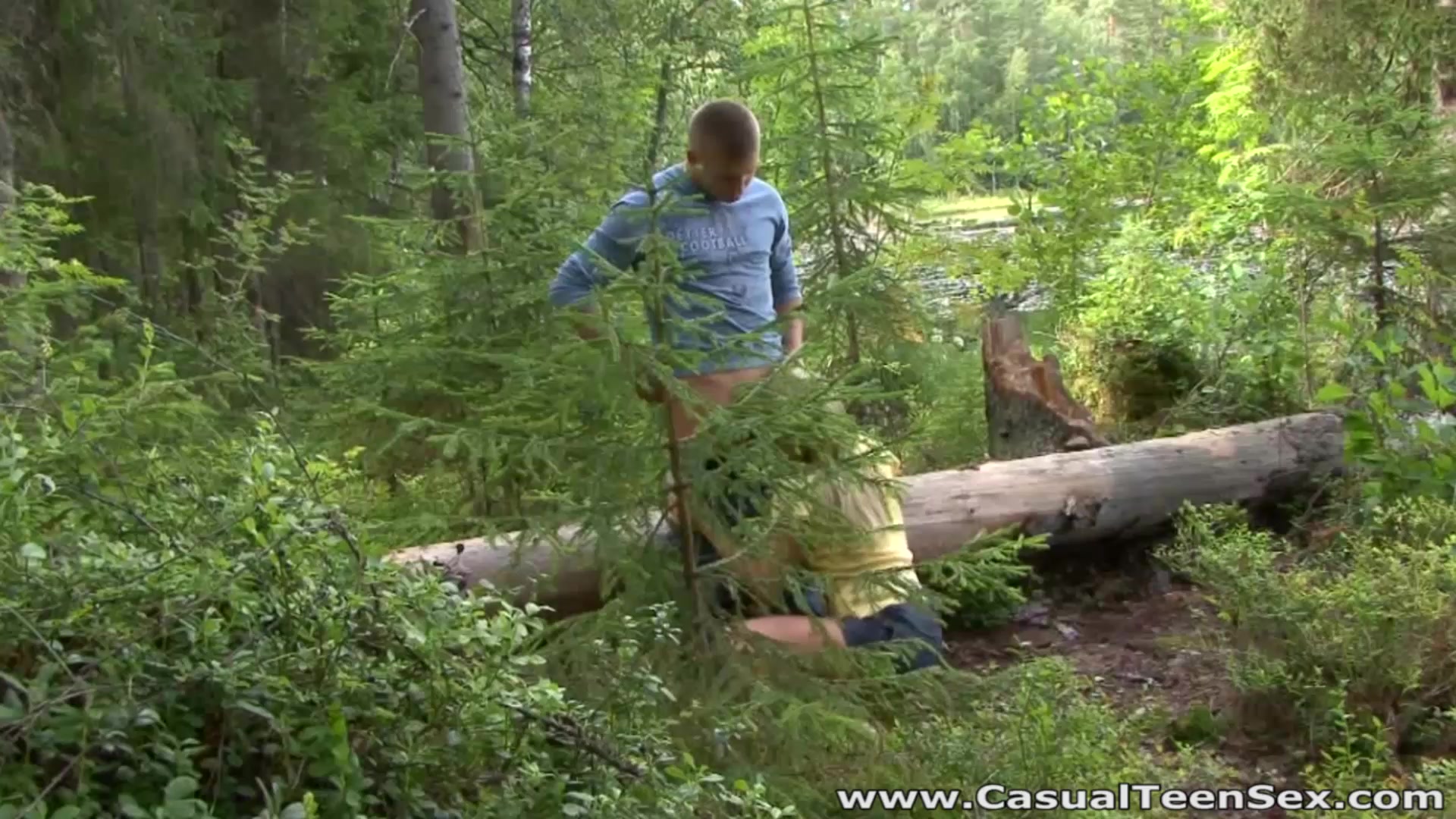 Casual teen 18+ Sex - Hitchhiker fucked in the woods