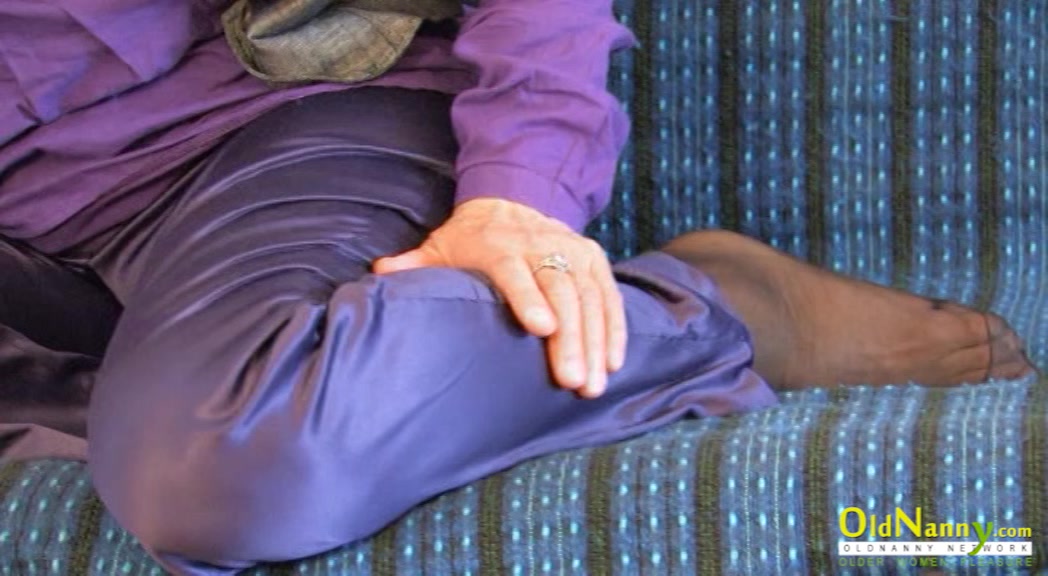 OldNannY Horny Grandma Sensual Stroking and Fuck