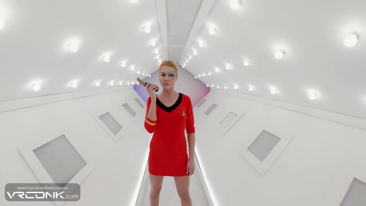 Hot Blonde Commander Fucks In Her Ass With Anal Creampie In Star Trek Cospaly Parody With Cherry Kiss