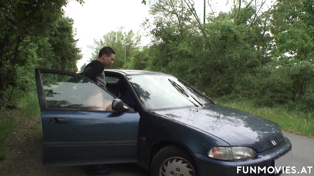 German teen 18+ Fucked on Public Road