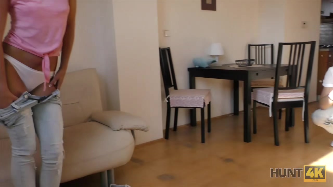 HUNT4K. Cuckold agreed to watch stranger's sex with his girlfriend