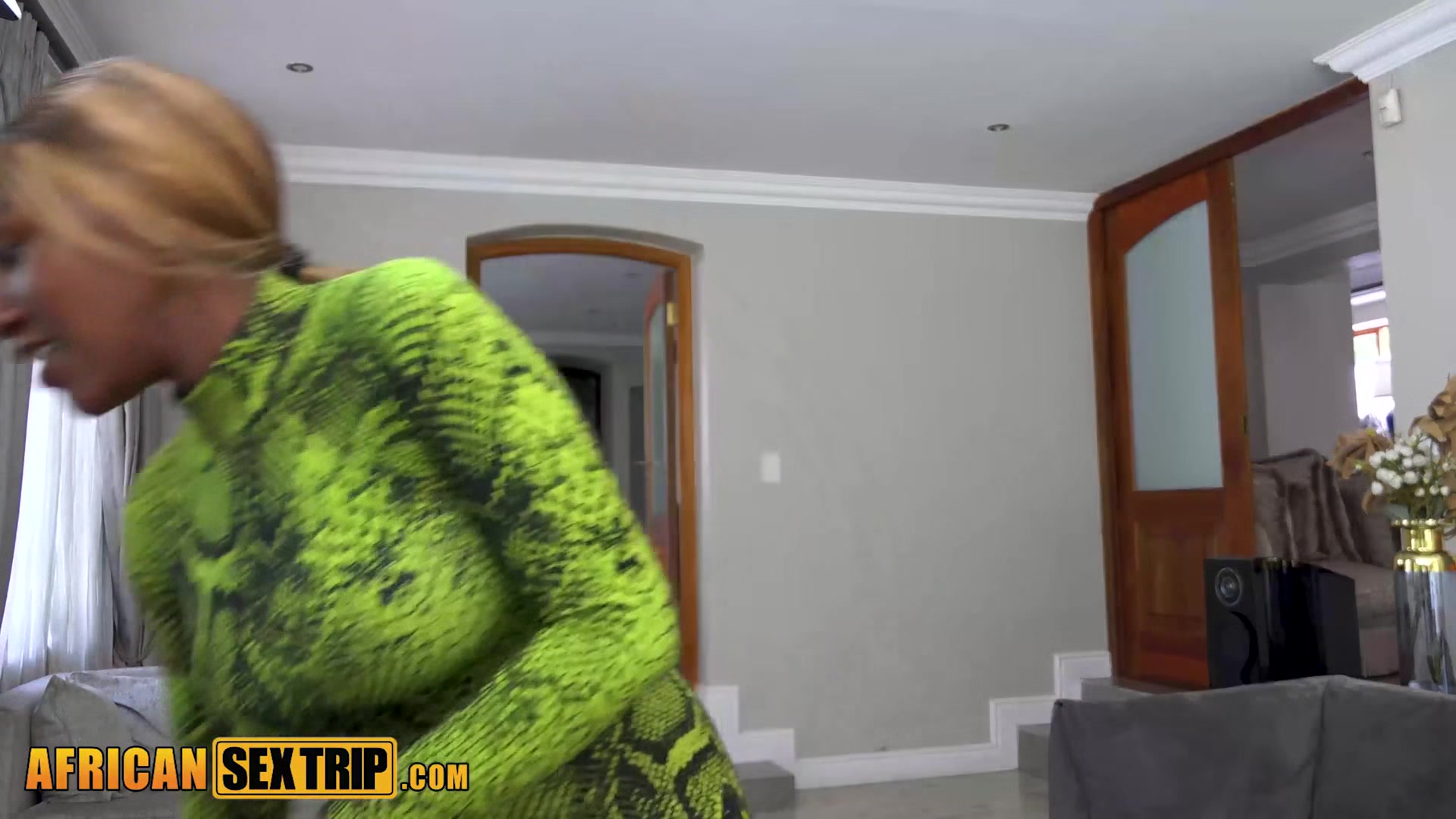Big natural tits slapped while rough fucking big white cock POV