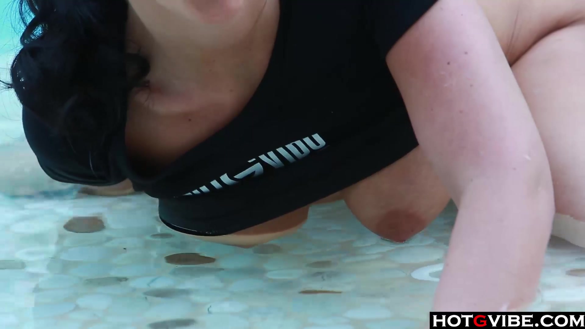Close up on hottie rubbing her pussy __ __