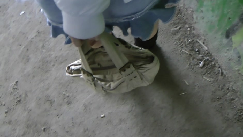 Cute blondie has hardcore sex in the street