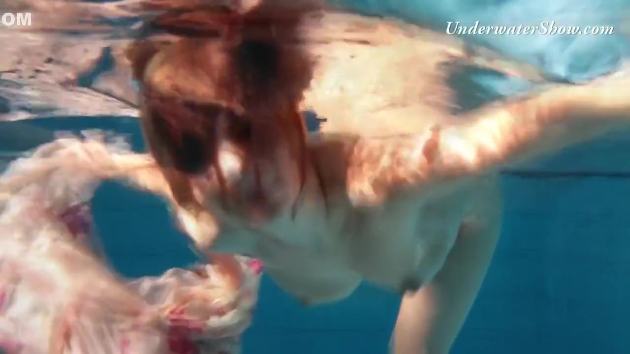 Russian Girl Edwiga Swims Nude In The Pool In Russia