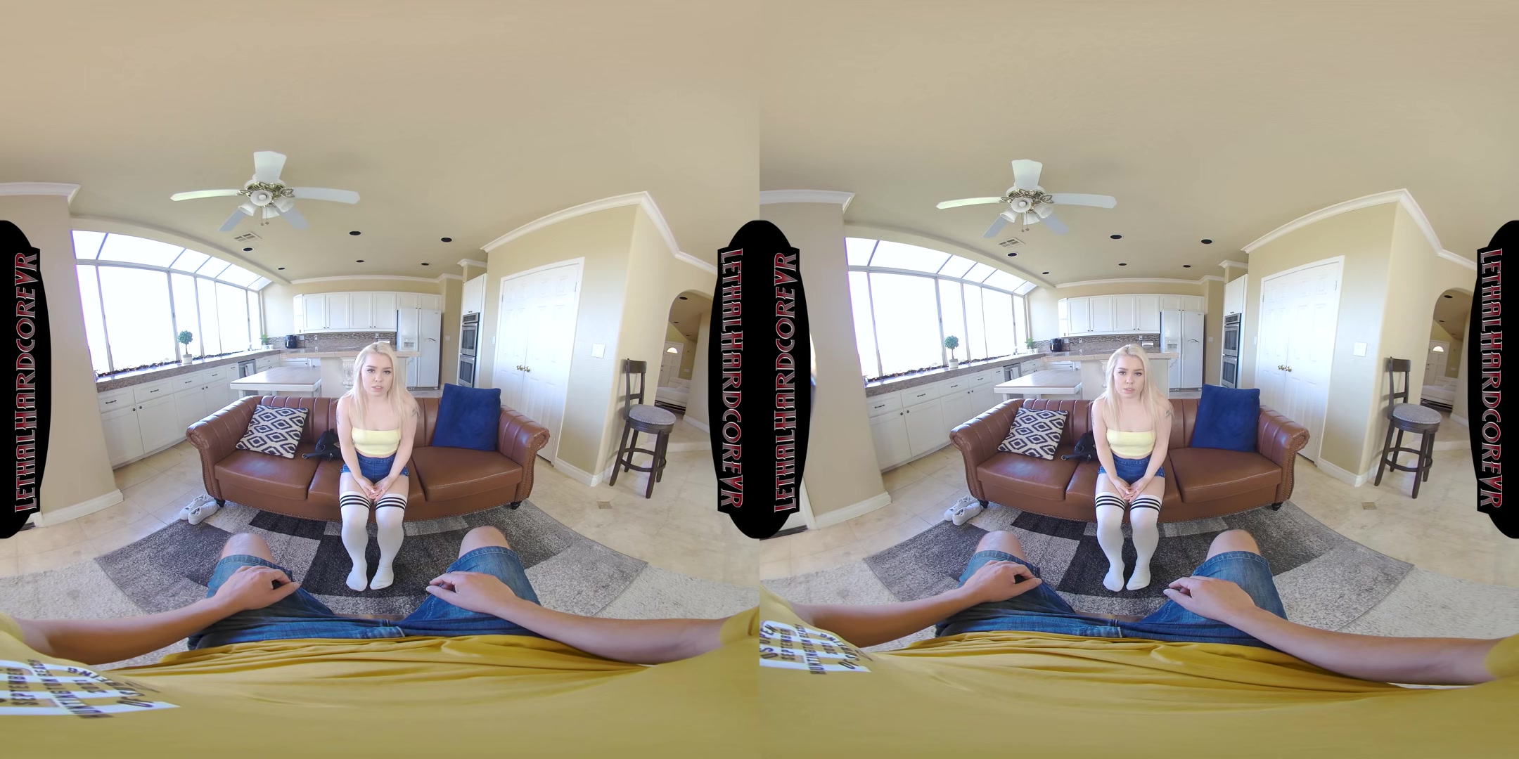 Haley Convinces Stepdaddy To Not Tell On Her - LethalHardcoreVR