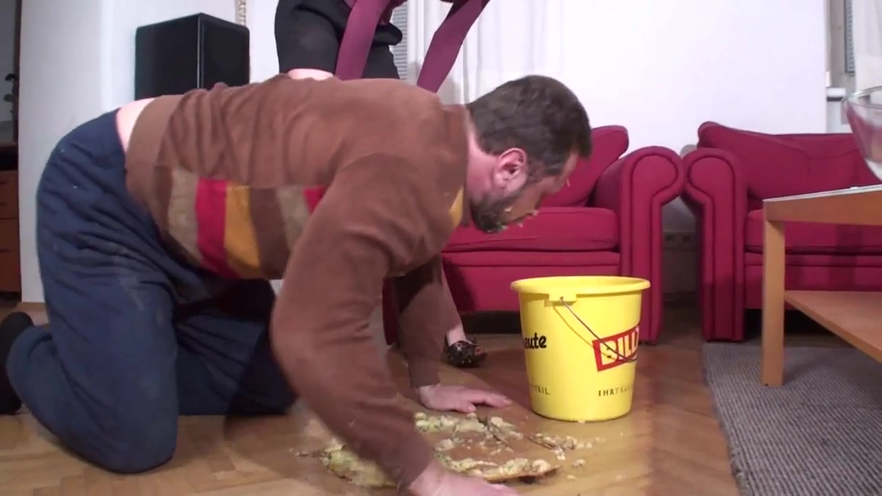 Food play humiliation by Femdom Austria