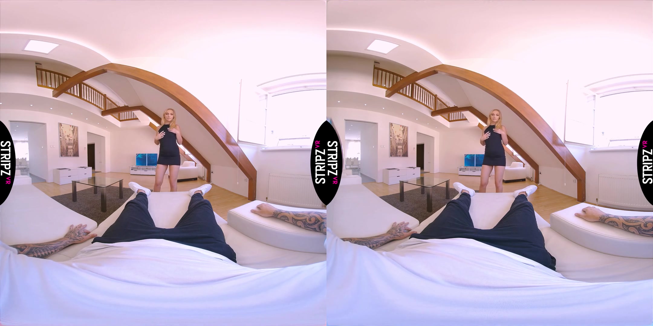 The Lapdance Experience - Blonde Pornstar Stripping One on One