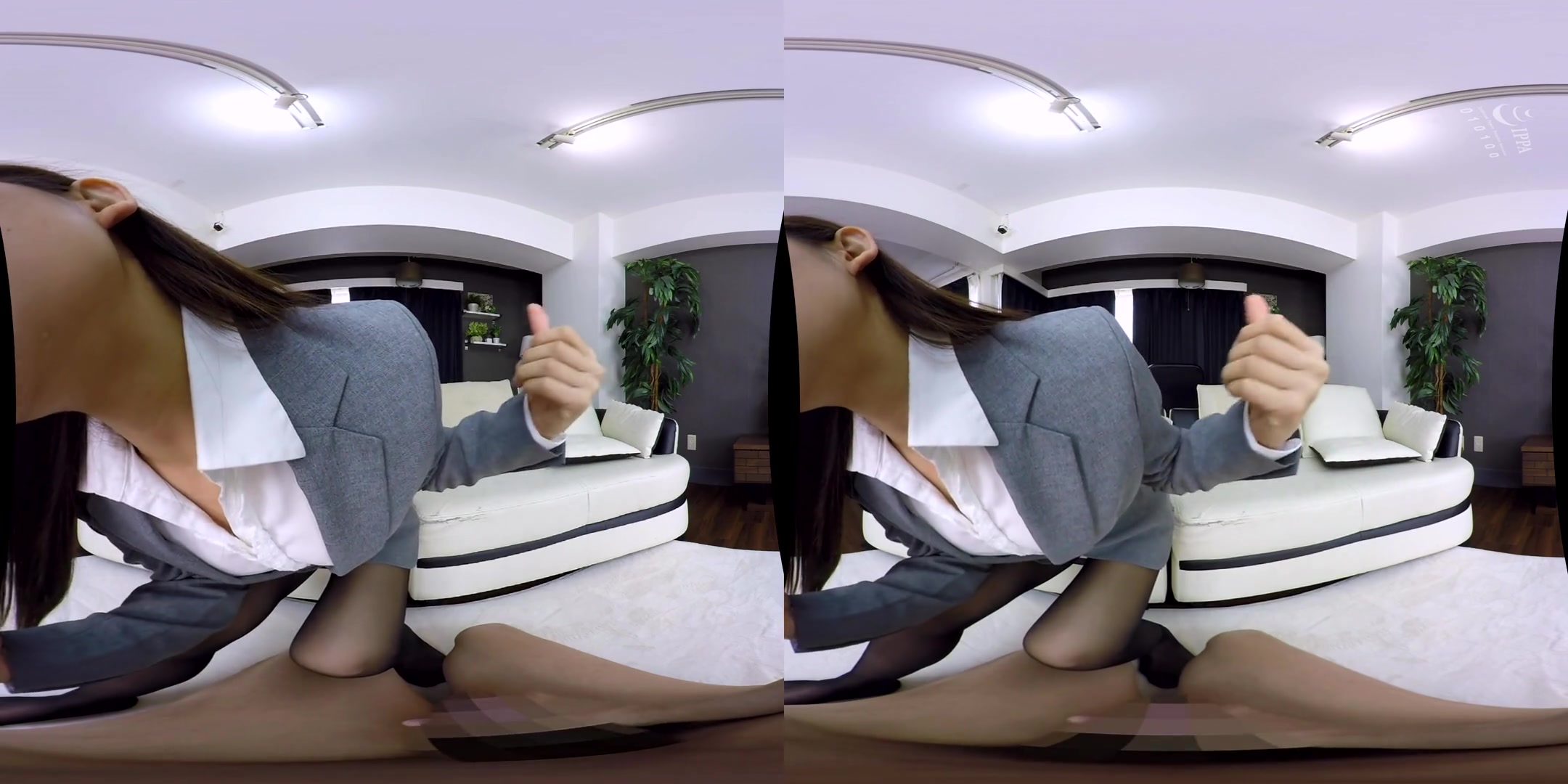 [VR for Masochistic Men] Former Bad Girl in Pantyhose Looking Down on Me 1 - Asian Nylons Foot Play Hardcore