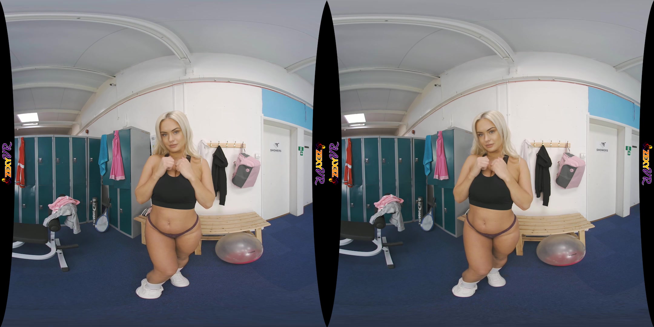 Off To The Showers featuring Louise - ZexyVR