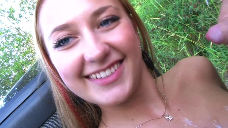 Tits cumshot after sex with city girl