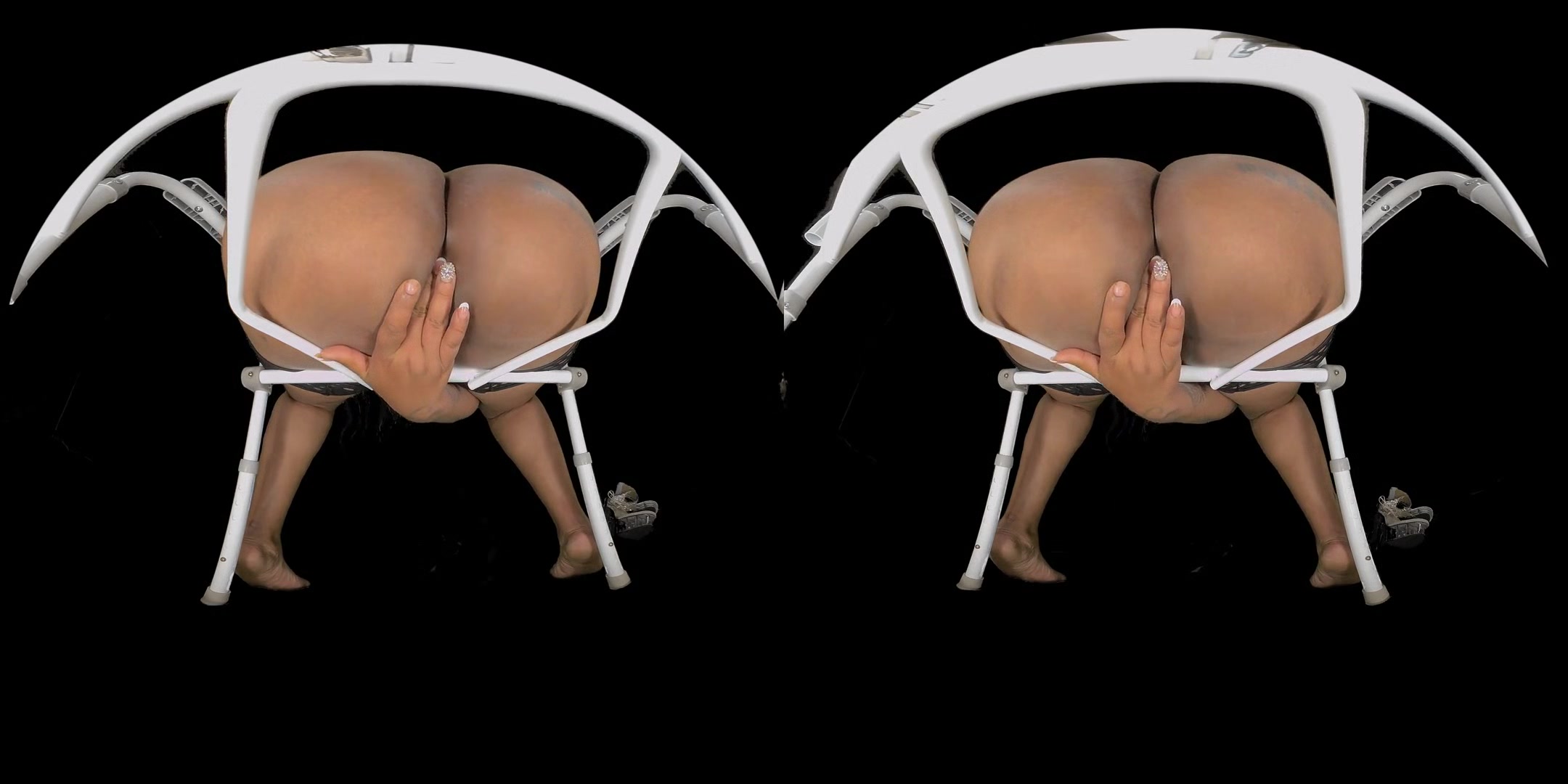 Ebony Milf Chase Face Sitting Toilet Pov- Domination & Anal Gape