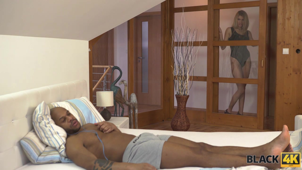 BLACK4K. Karina Grand met black guy in the bar and is ready for sex