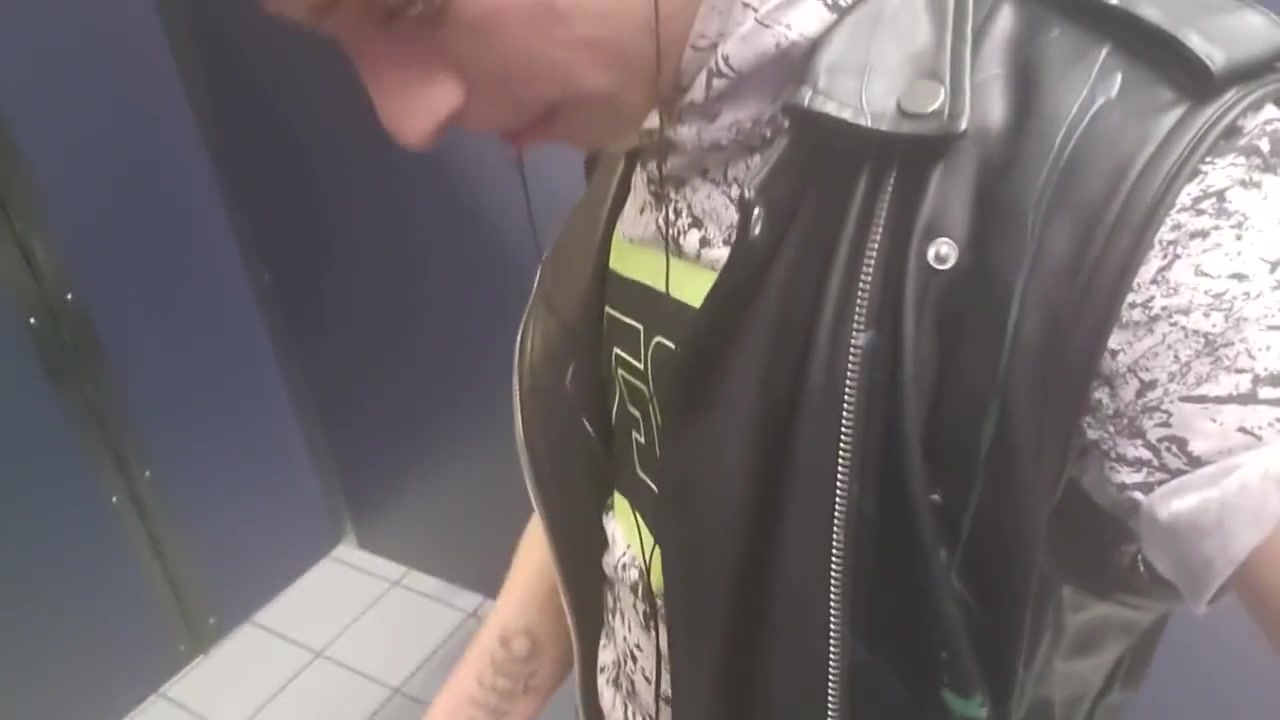 Stranger Reaches Under Stall To Grab Daniel Haussers Cock