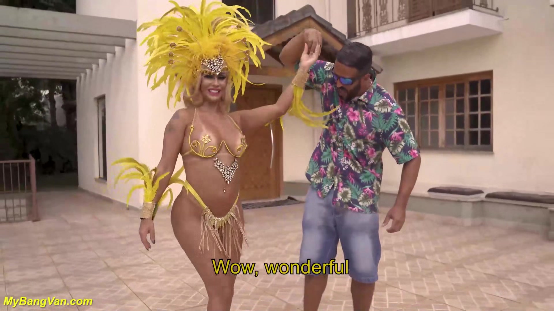 busty carnival samba dancer needs anal